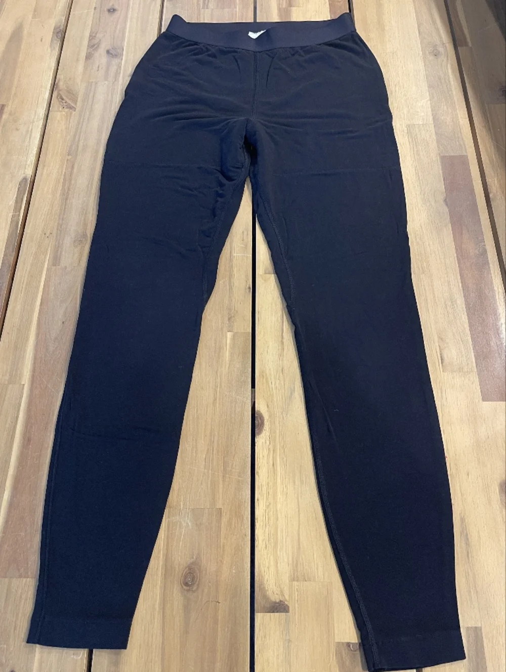 Lululemon Womens Casual Black‎ High Waisted Wool Blend Baselayer Leggings Size 6